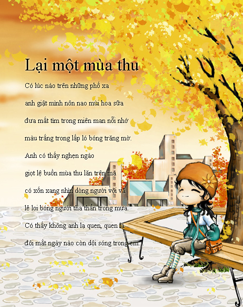 thơ về mùa thu